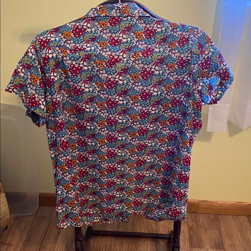 Wrangler Multicolor Floral Women’s Shirt Large - Picture 3 of 7